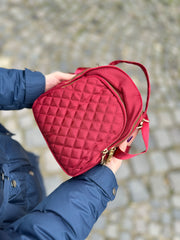 Mini torba i czerwony plecak Rosu Ella